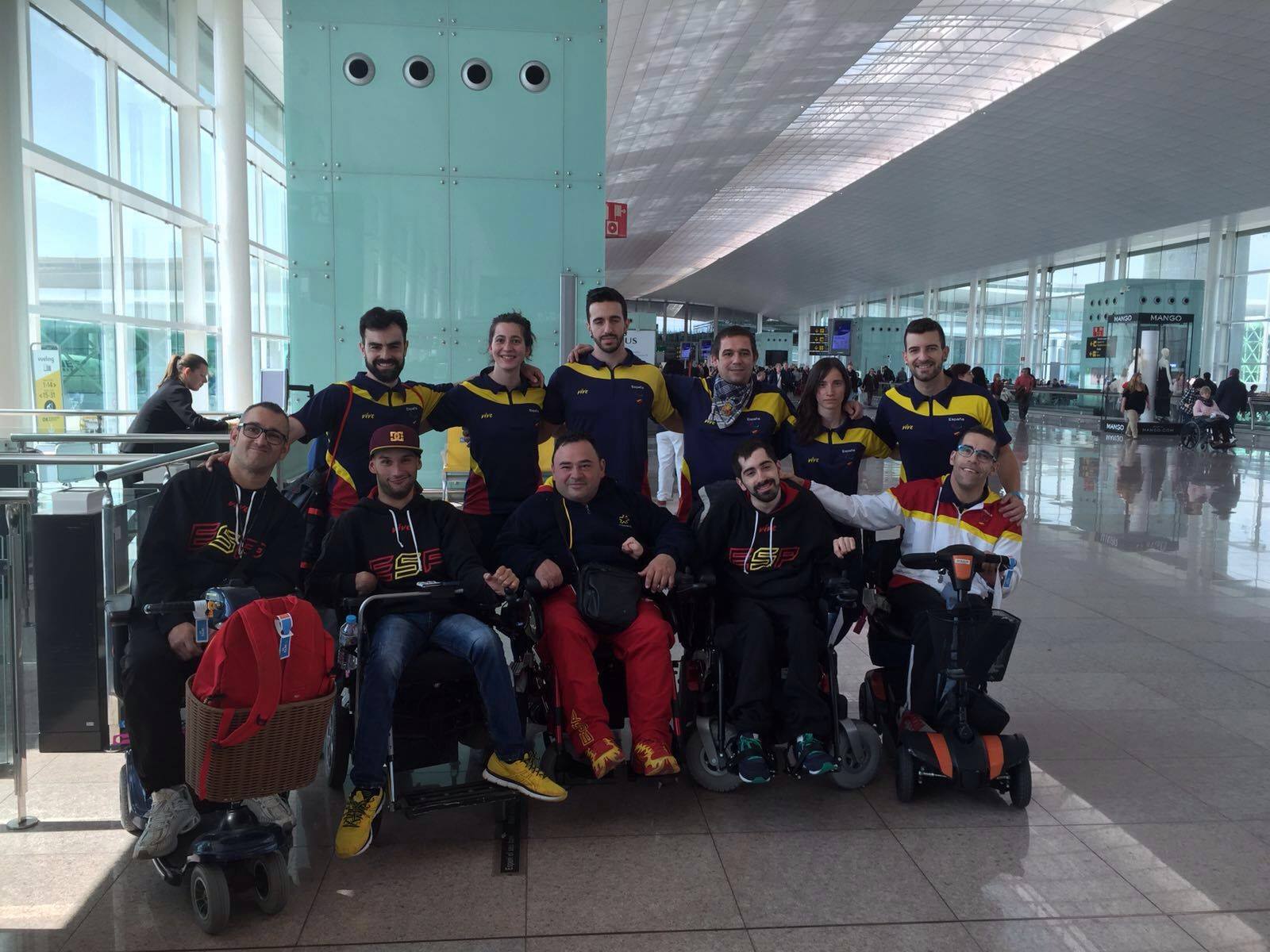 La expedición española al Campeonato Mundial Individual de Boccia Pekín 2016